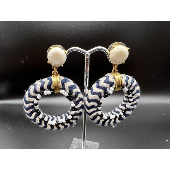 J.CREW Wrapped Circle Earrings - Picture 1 of 7